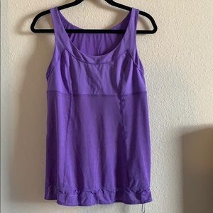 Purple loose fit lululemon tank